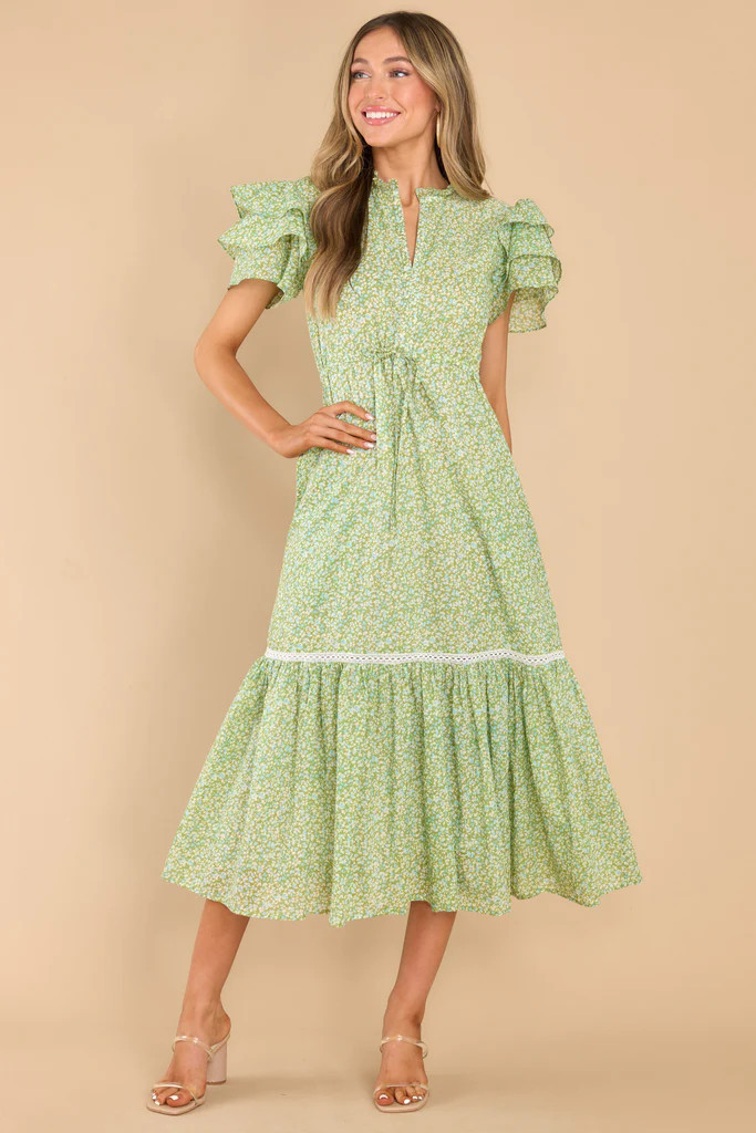 Delia Scatter Sweetpea Dress | Red Dress 