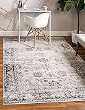 Unique Loom Sofia Traditional Area Rug_SOF001, 9 x 12 Feet, Gray/Ivory | Amazon (US)