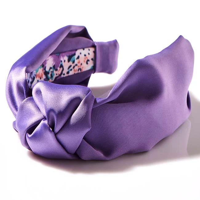 Floral Collection Orchid Knotted Headband | Bellefixe