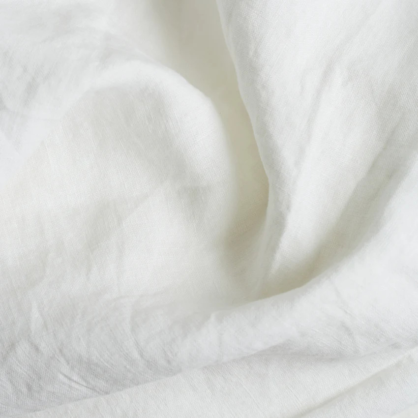 White Linen Flat Sheet | Piglet