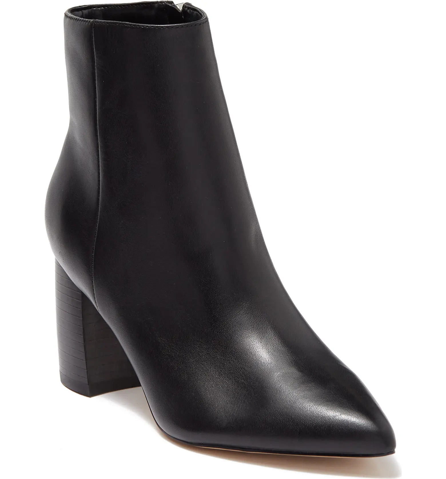 MARC FISHER Pointed Toe Leather Bootie | Nordstromrack | Nordstrom Rack