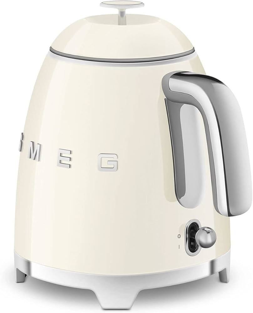 SMEG Mini 50's Retro Style 3 Cup Electric Kettle with Double Wall Anti Slip Base and Water Level ... | Amazon (US)