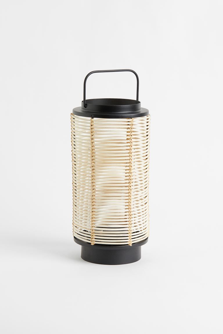 Tall Rattan Candle Holder | H&M (US + CA)