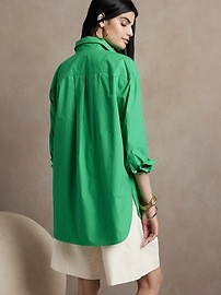 Oversized Poplin Shirt | Banana Republic (US)