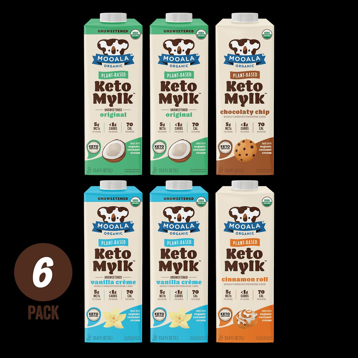 Variety Pack Keto Mylk™, Shelf-Stable | Mooala