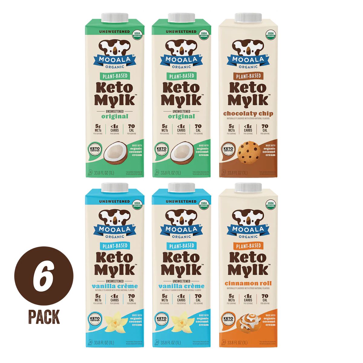 Variety Pack Keto Mylk™, Shelf-Stable | Mooala