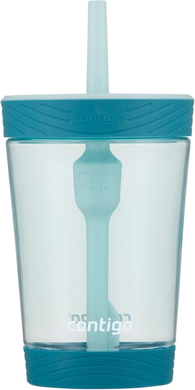 Contigo Spill-Proof Tumbler with straw, 14 Ounce, Honeydew | Amazon (US)