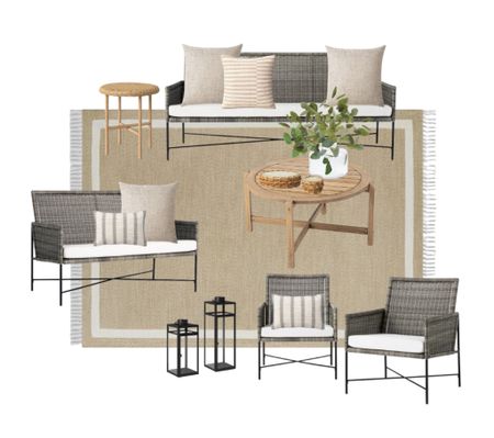Patio design I threw together using some of the sale items from the Target spring sale! 30-50% off these items!

Outdoor decor, outdoor furniture, patio furniture, outdoor chairs, outdoor sofas, patio furniture sale, outdoor coffee tables, lanterns, stems and vases, faux eucalyptus, outdoor pillows, outdoor design boards, patio styling, patio inspiration, outdoor rugs

#LTKsalealert #LTKSeasonal #LTKhome
