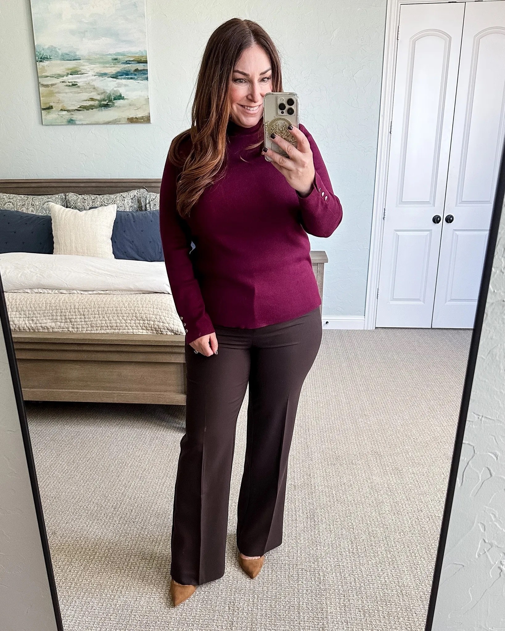 Chico’s Winter Workwear Outfit 

Fit tip: top tts, L // pants size up, need 14R but wearing 12R 

Workwear | workwear favorites | workwear top | office attire | office clothing | womens workwear | slacks 

#LTKworkwear #LTKcurves #LTKstyletip