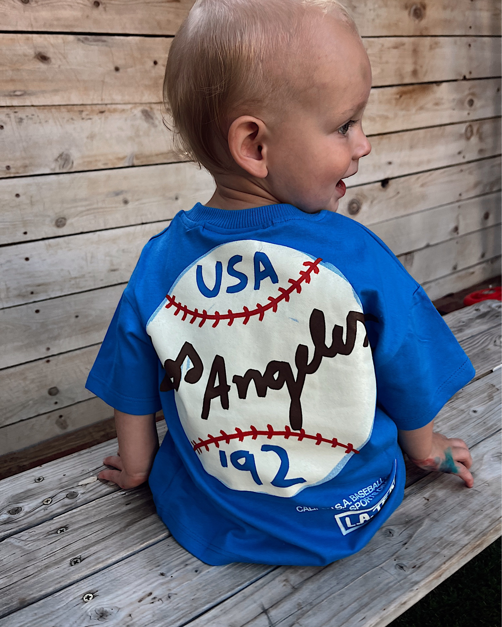 Baseball tee but make it toddler chic ⚾💙 Zara kids Los Angeles Tee
Vintage-style graphic, soft cotton, and a total vibe for park days & playdates.
Swipe for the full fit with classic Nike kicks 👟
Style #CoolKidStyle #MomStyleFinds”
#LTKKids

#LTKFamily #LTKKids #LTKBaby