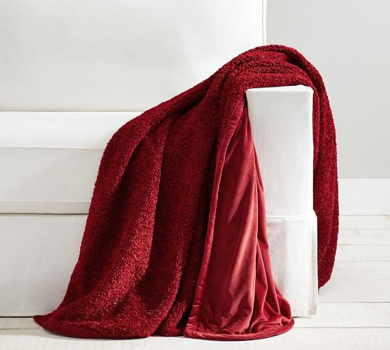 Cozy Teddy Faux Fur Throw | Pottery Barn (US)