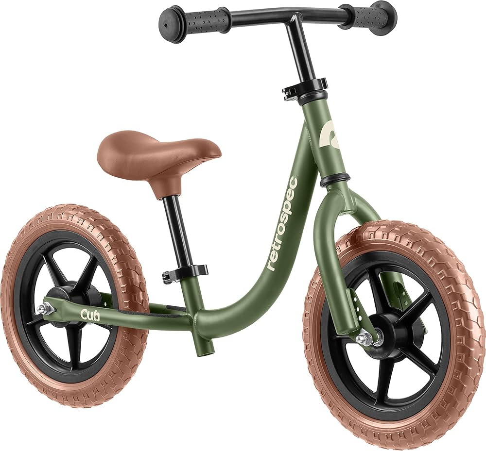 Retrospec Cub Toddler 12" Balance Bike, 18 Months - 3 Years Old, No Pedal Beginner Kids Bicycle f... | Amazon (US)