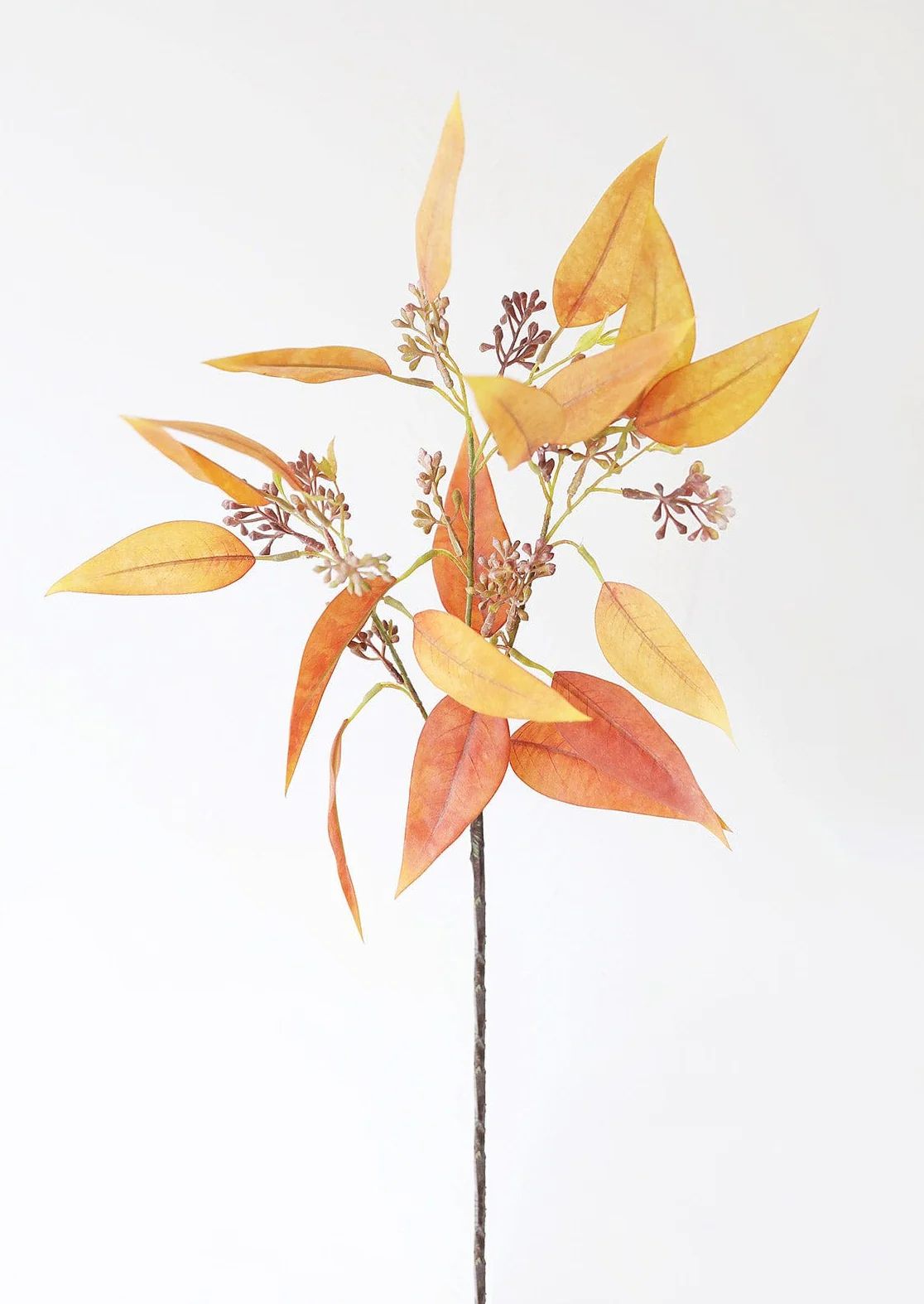 Terracotta Seeded Eucalyptus | Shop Fake Fall Leaves at Afloral.com | Afloral