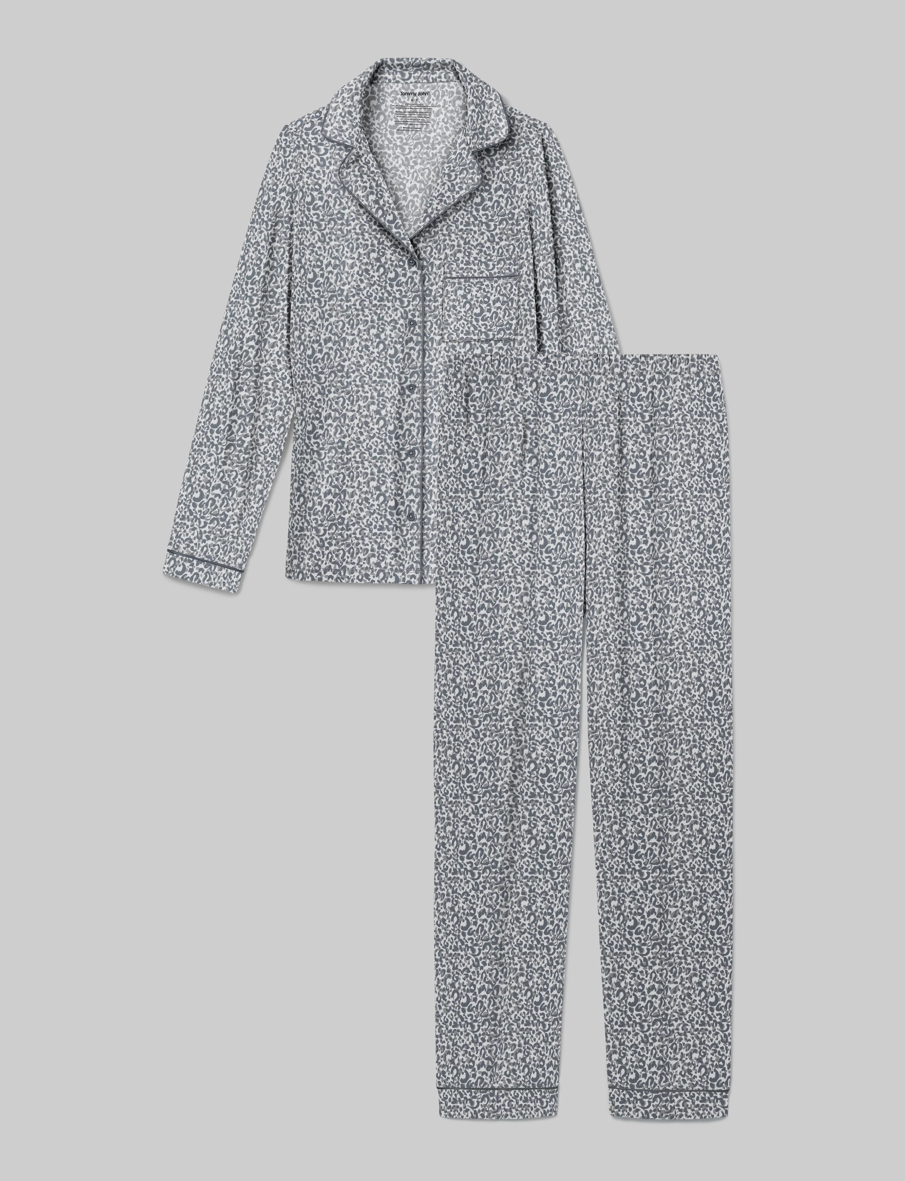 Women's Downtime Long Sleeve Pajama Top & Pant Set | Tommy John