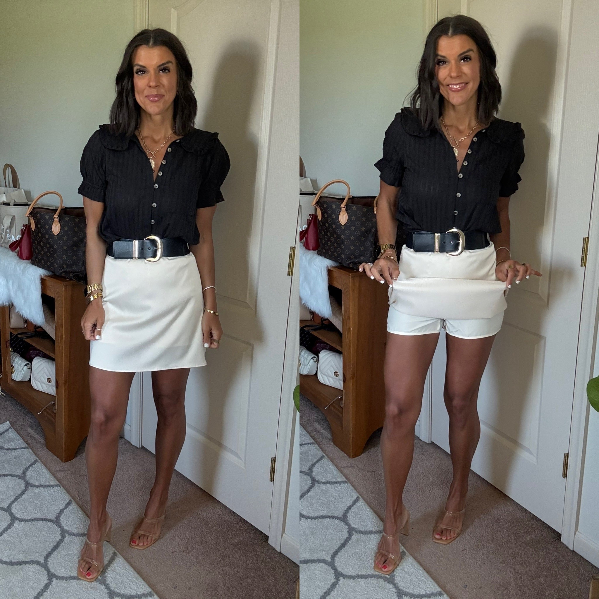 Size small in both skirt and skort 

#LTKSeasonal #LTKootd #LTKgrwm