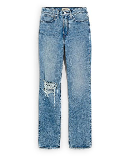 Madewell Kingsbury Wash Blue Curvy Vintage-Style Straight-Leg Jeans - Women | Zulily