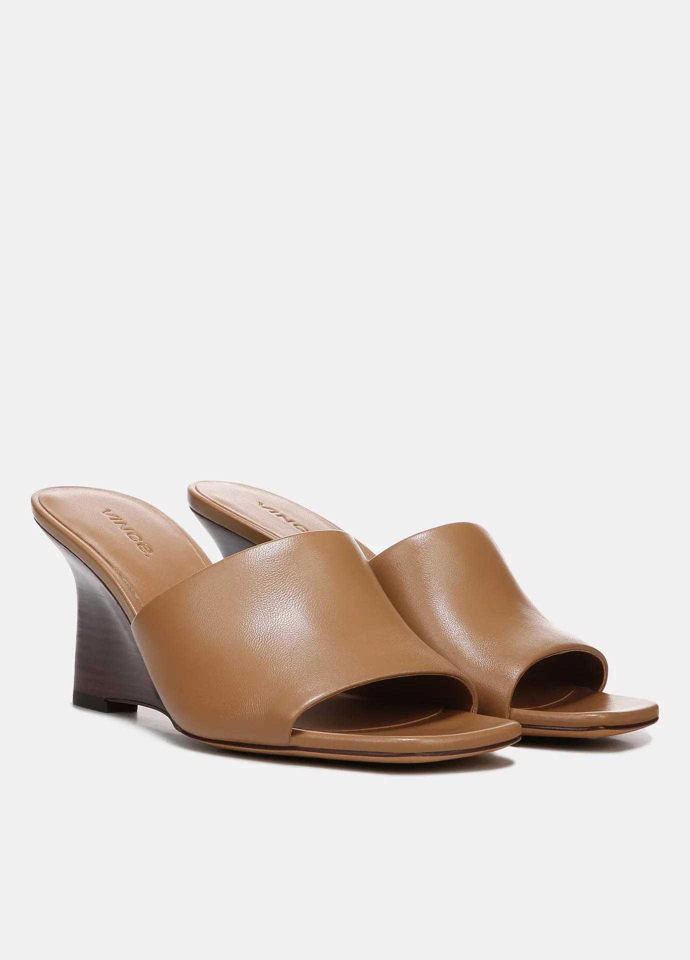 Pia Leather Wedge Sandal | Vince LLC