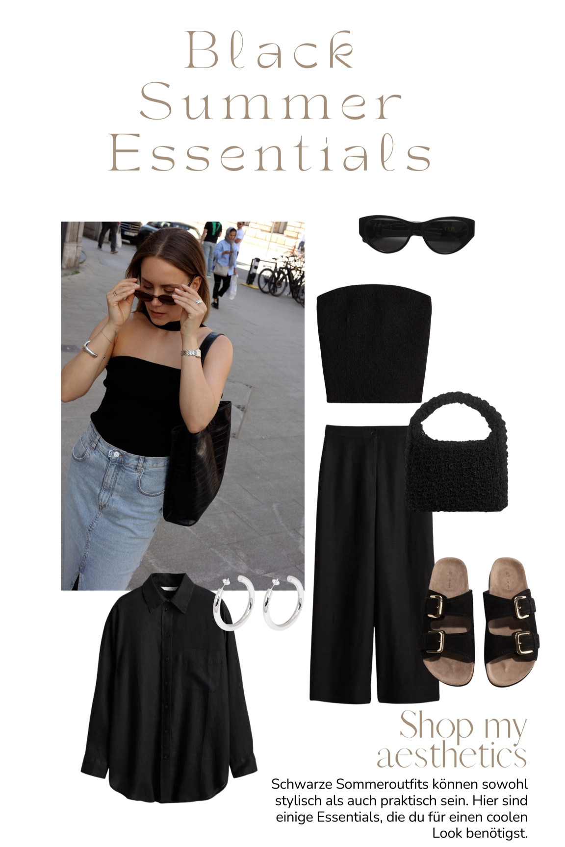 Shop my black aesthetics 🖤

#LTKstyletip #LTKeurope #LTKsummer