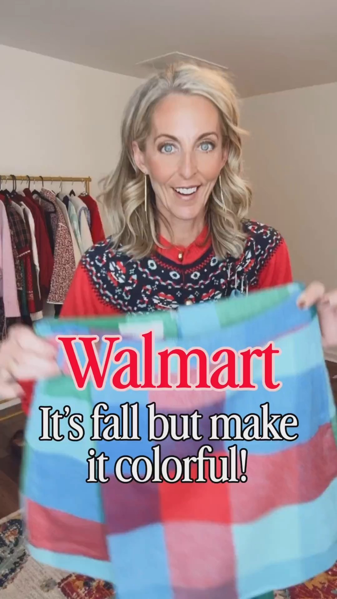 Walmart just brought the color back to FALL- we said It’s fall, but Walmart said make it colorful 🍁💙 This plaid set might be my favorite yet — cozy, classic, and cheerful all at once. Whether you’re headed to school, brunch, or Christmas errands, these bold fall tones keep things fresh and fun. Comment Walmart for the links  

Linked all three looks on LTK for you — from the bright turtleneck to the perfect red flats. 
Wearing a size small in the jacket ($42)
Size 0 in the skirt $25
Size XS in turtleneck $20
Size XS in white top $15
Size 0 in jeans $26 

fall outfits, colorful fall fashion, plaid skirt set, fall layering ideas, bright fall colors, teacher outfits, Thanksgiving outfits, holiday plaid jacket, Walmart fashion, checkered  

Follow my LTK @LightandLifestyled on the @shop.LTK app to view this post and get my exclusive app-only content!

#liketkit 
@shop.ltk
https://liketk.it/5uyiE