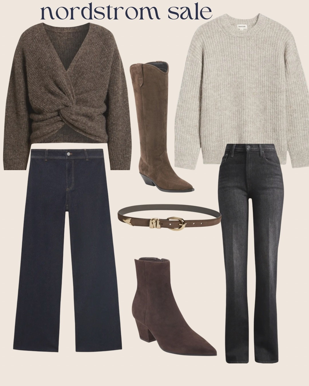 Neutral picks from Nordstrom that are on sale. When you pick timeless pieces you can mix and match them effortlessly and build new outfits from the same pieces! @nordstrom 

#LTKootd #LTKgrwm #LTKmomlife