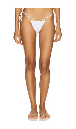 x REVOLVE Iza Bikini Bottom in White | Revolve Clothing (Global)