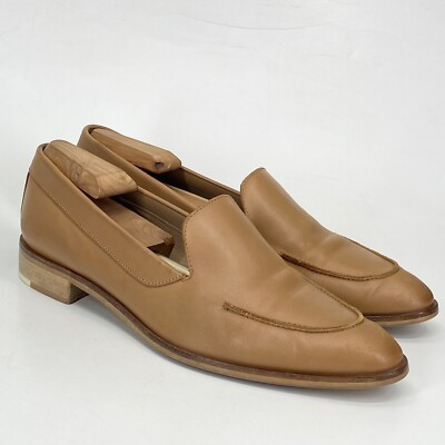 Everlane The Modern Loafer Women Size 10.5 Camel Tan Leather Slip On Shoes (C15)  | eBay | eBay US
