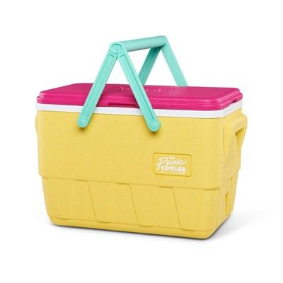 Igloo Retro Picnic Basket Cooler - Yellow | Target