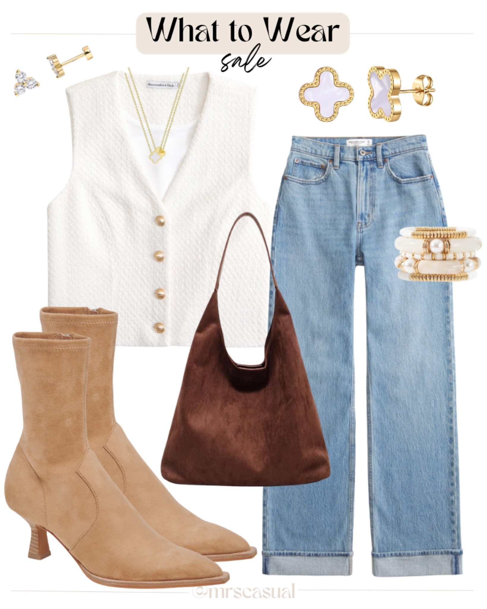 Abercrombie Vest on sale. Early Fall outfit idea 

#LTKOver40 #LTKSaleAlert #LTKSeasonal