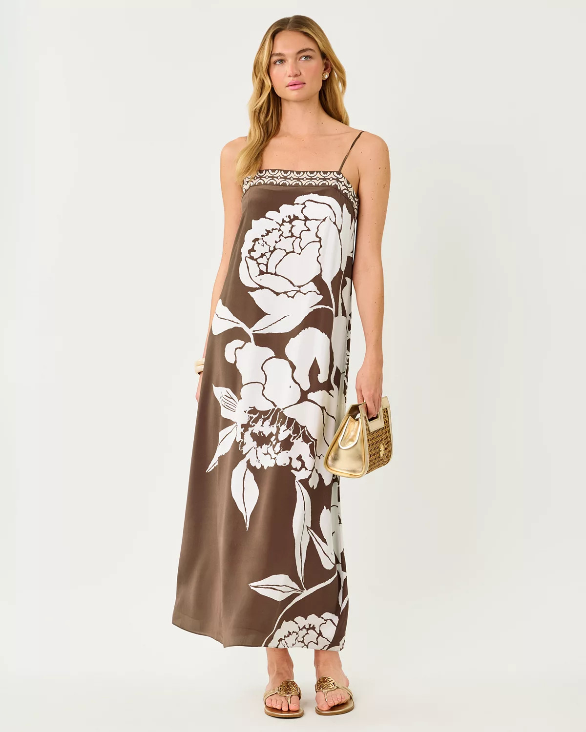 Jesslyn Silk Maxi Slip Dress | Lilly Pulitzer
