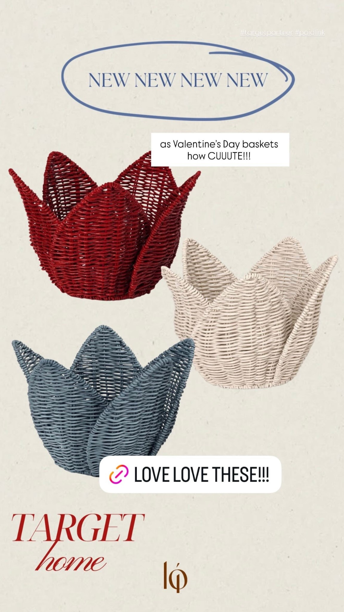 as Valentine’s Day baskets how CUUUTE!!! #targetpartner #paidlink
