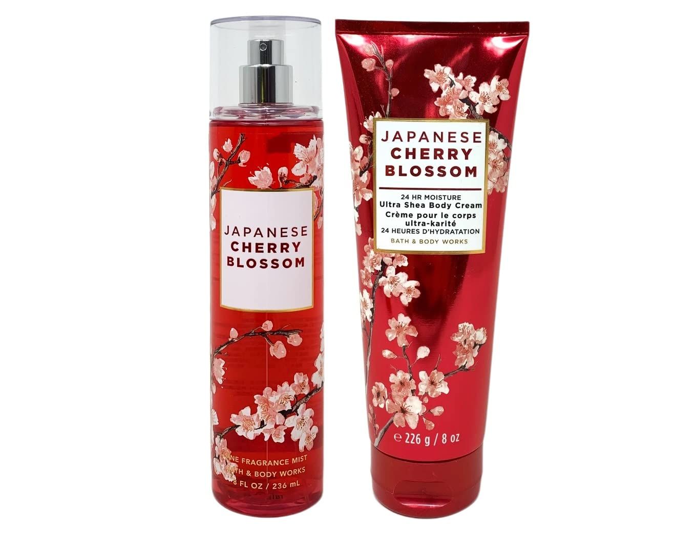 Bath & Body Works Fine Fragrance Mist & Ultra Shea Body Cream Japanese Cherry Blossom 2 Piece Set... | Amazon (US)