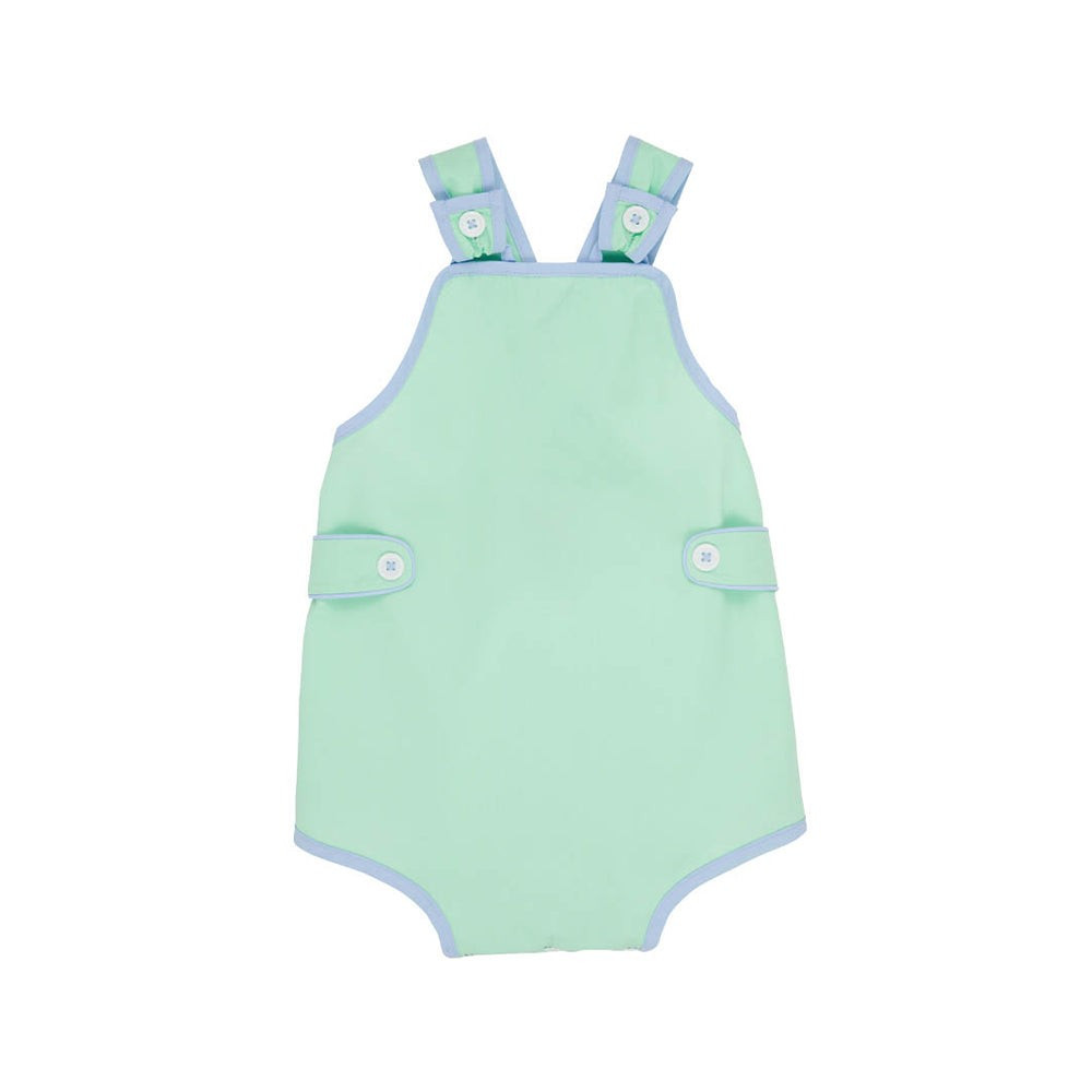 Skipper Sunsuit - Grace Bay Green with Beale Street Blue | The Beaufort Bonnet Company