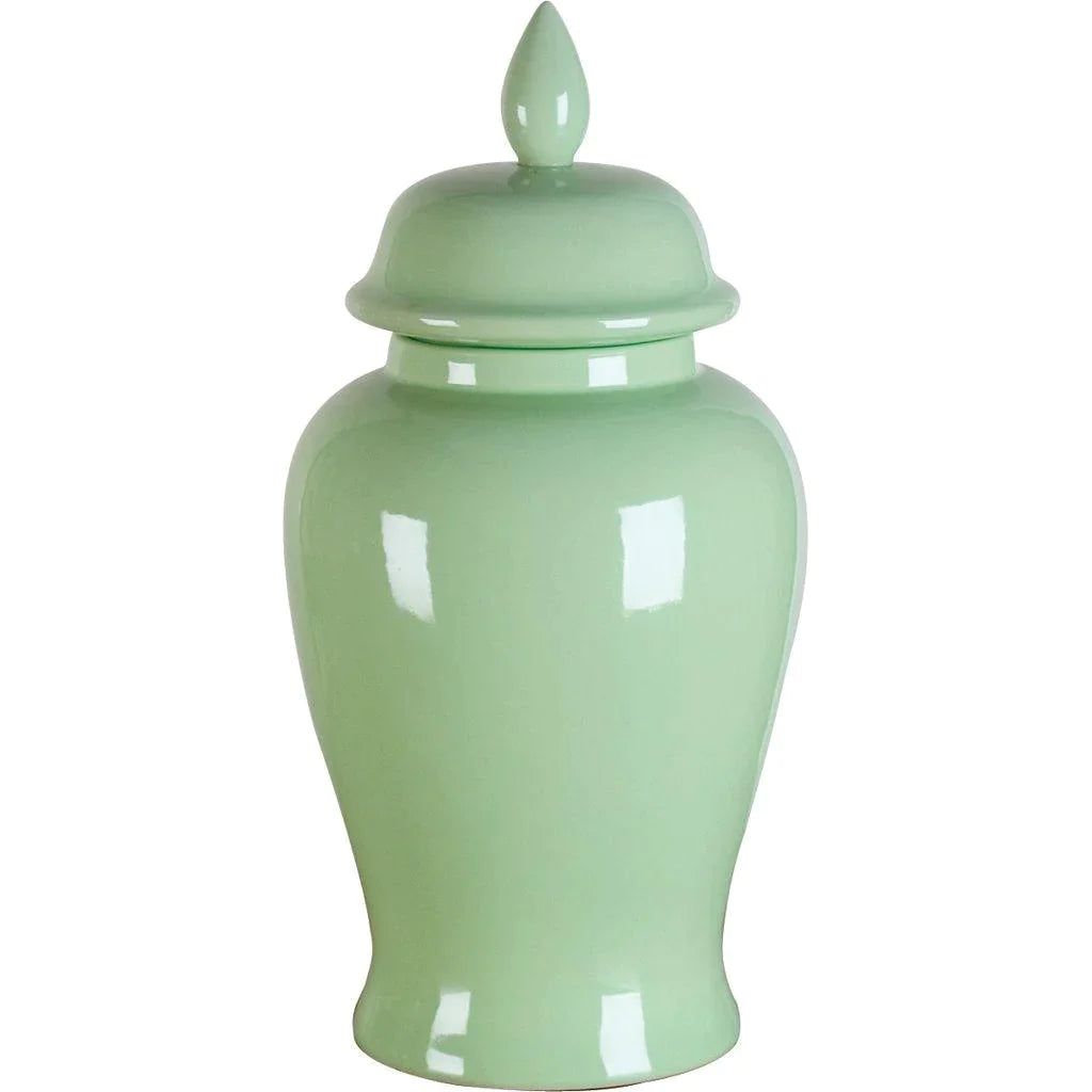 Small Lime Green Porcelain Temple Jar | The Well Appointed House, LLC