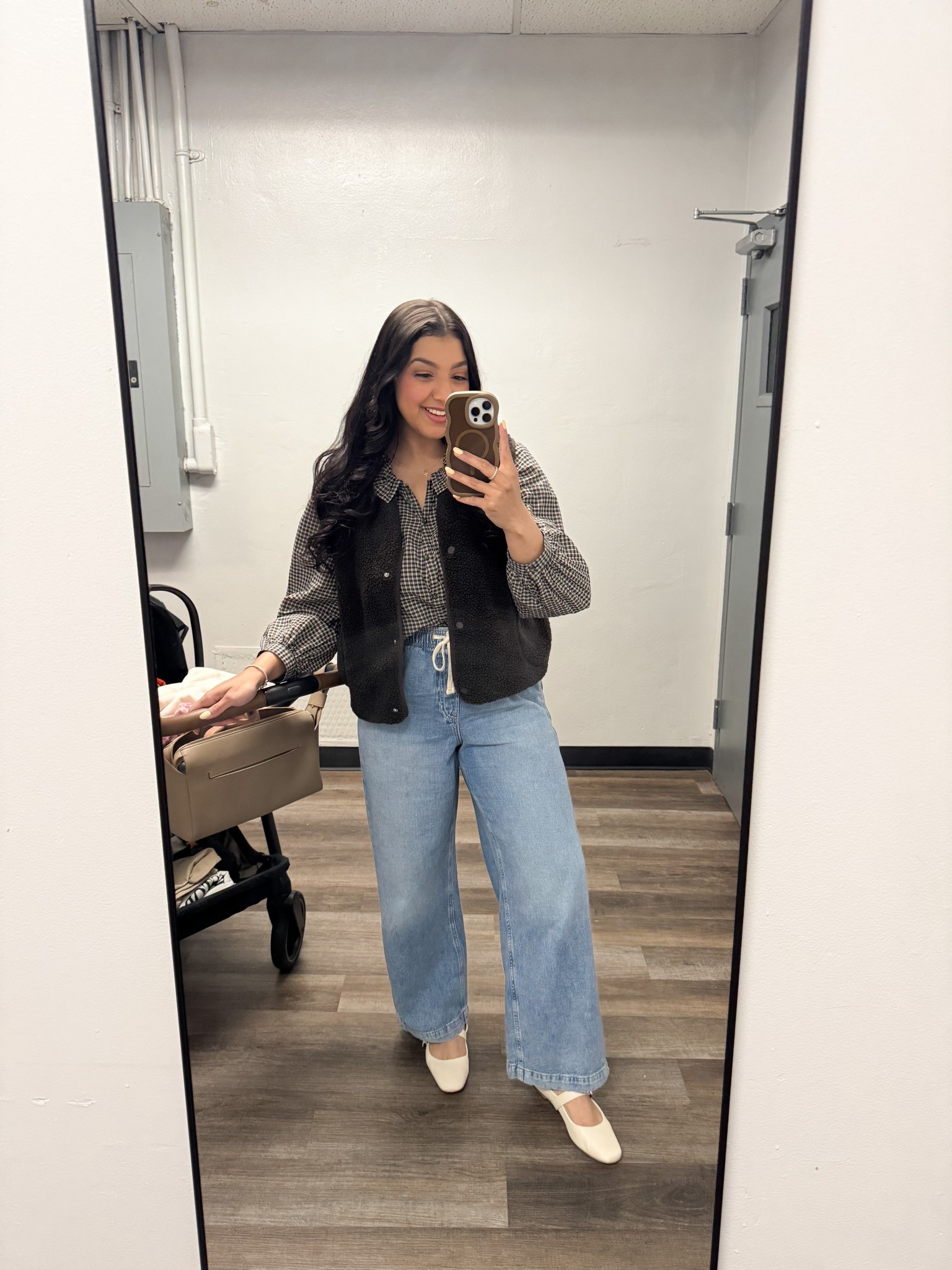 Spring OOTD 🤎 Postpartum friendly outfit 

#LTKmomlife