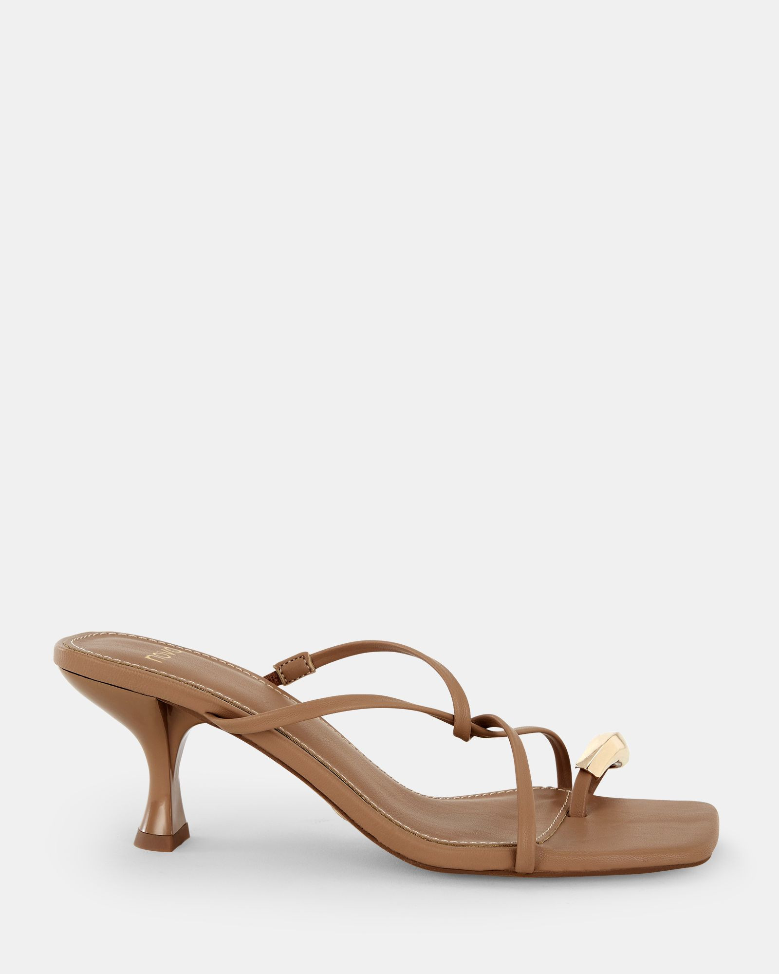 URVI CAMEL Low Heels | Novo Shoes