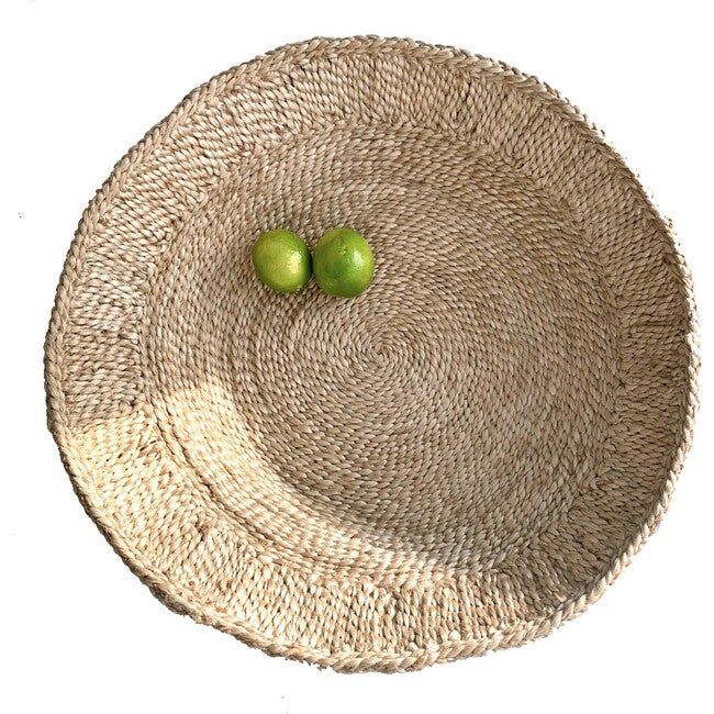 J'Jute | Bartolo Tray Basket (Natural) | Maisonette | Maisonette