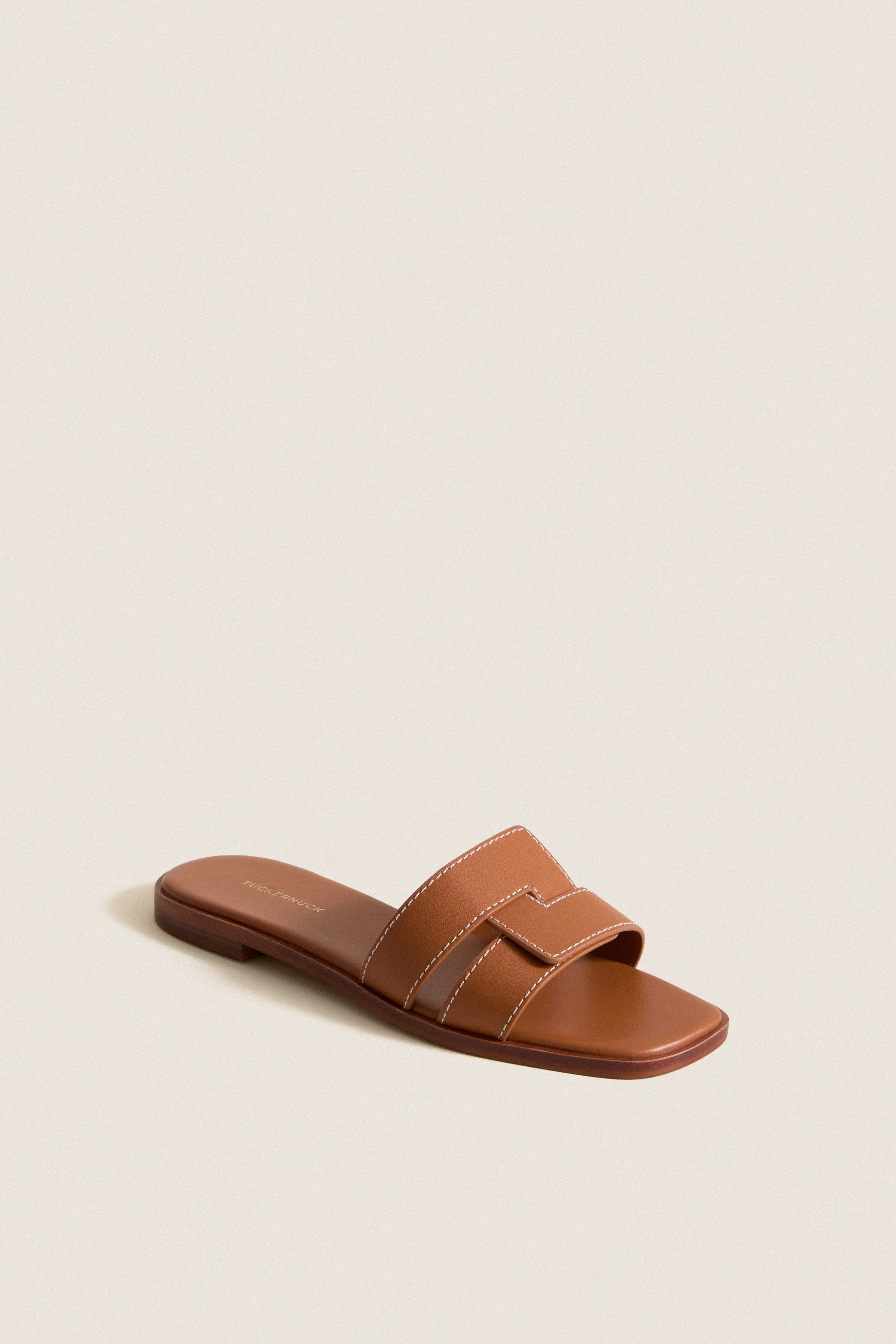 Cognac Leather Muse Sandals | Tuckernuck (US)