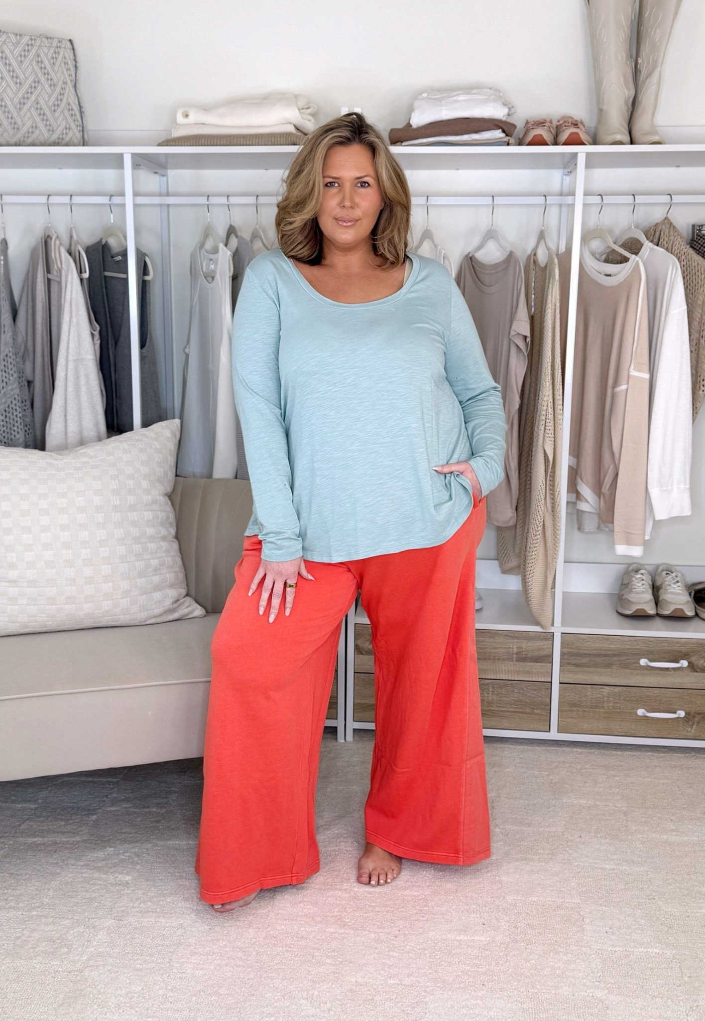 Wearing a 2X in the Torrid long sleeve top! Everything else is a XXL and runs true to size!

Plus size fashion, everyday outfit ideas, comfy causal, aerie haul, midsize fashion, affordable fashion, mom style, ootd

#LTKOver40 #LTKMidsize #LTKPlusSize