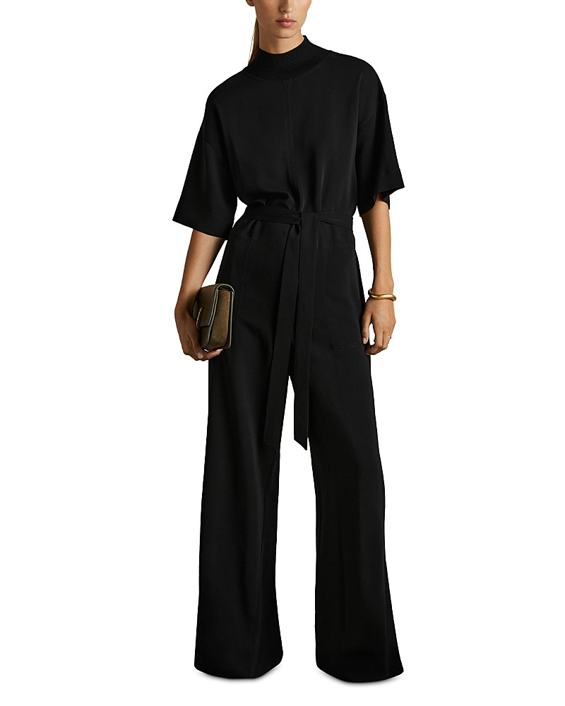 Reiss Woven Rib Trim Jumpsuit | Bloomingdale's (US)