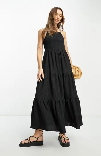 Smocked Tiered Maxi Dress | Nordstrom