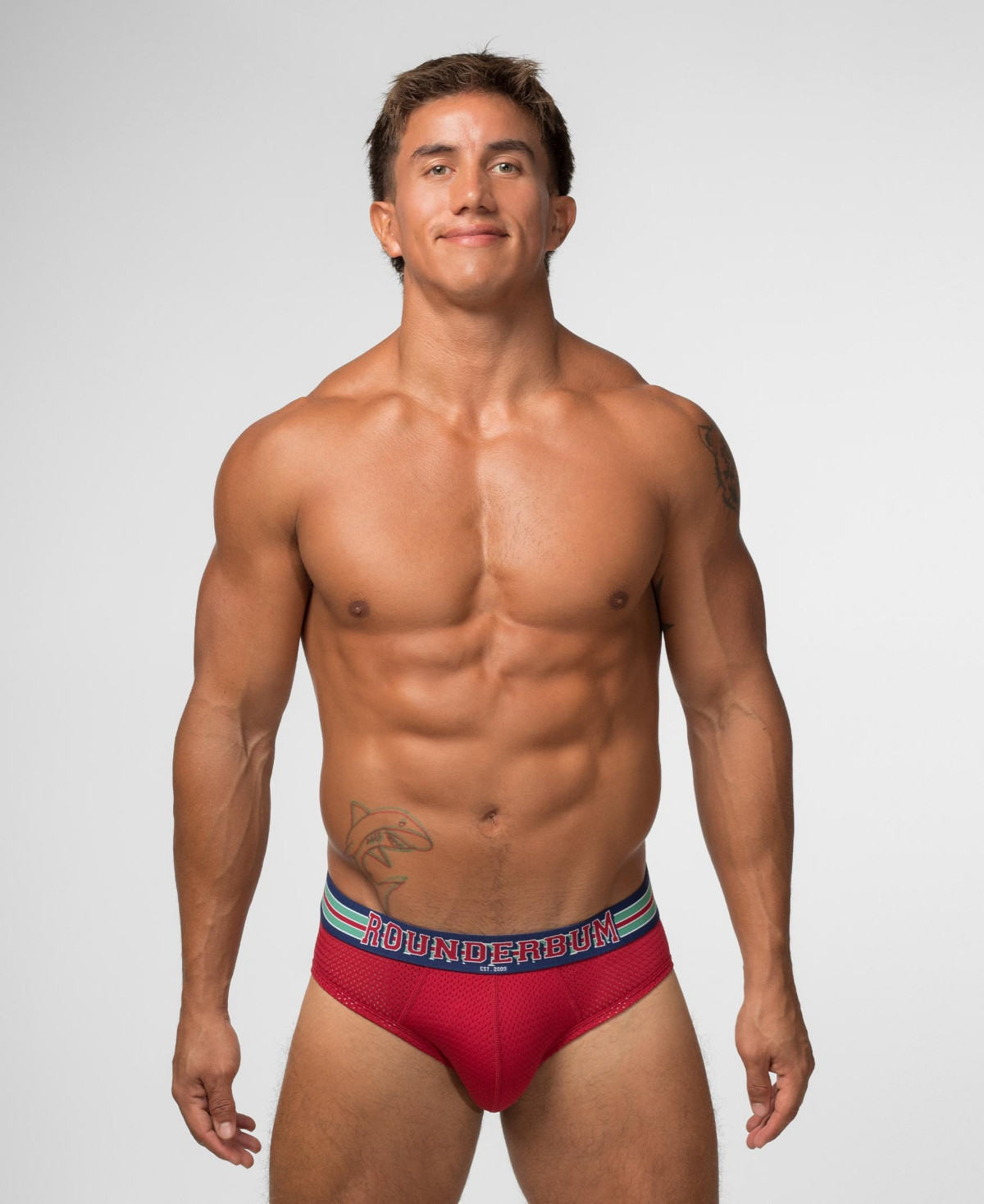 Rounderbum Varsity Package Brief - Red | Macy's