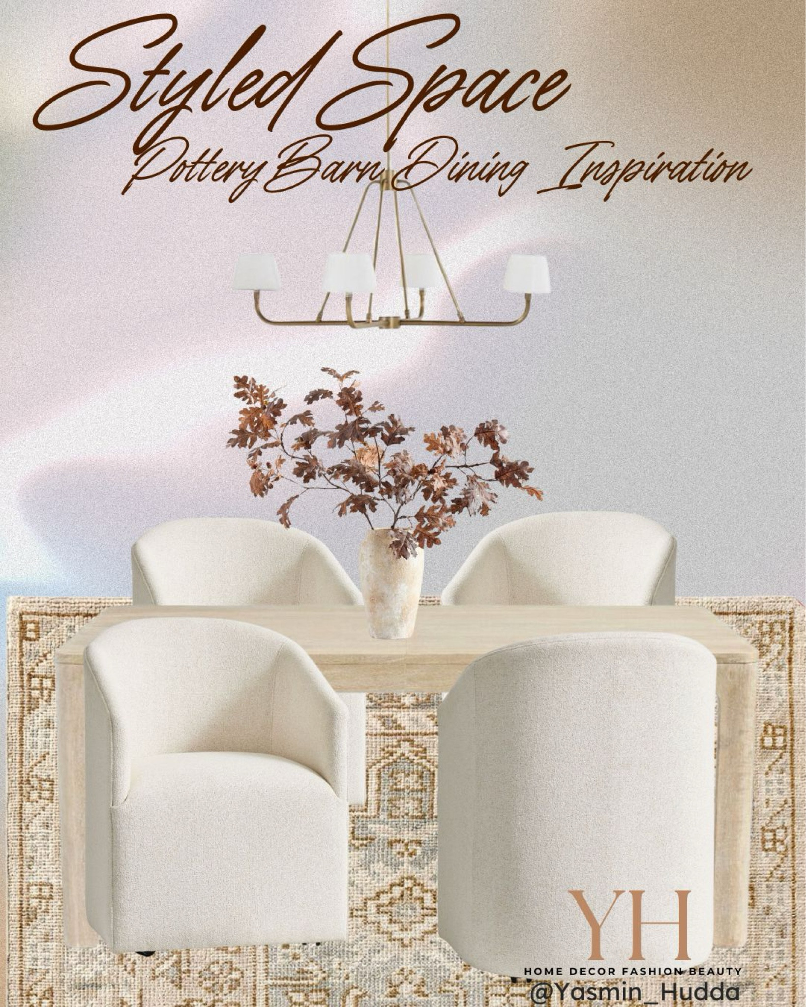 Styled dining space inspiration 
Pottery barn new dining collection
Extending Dining table 
Dining chairs
Dining Chandelier 

#LTKHome #LTKStyleTip