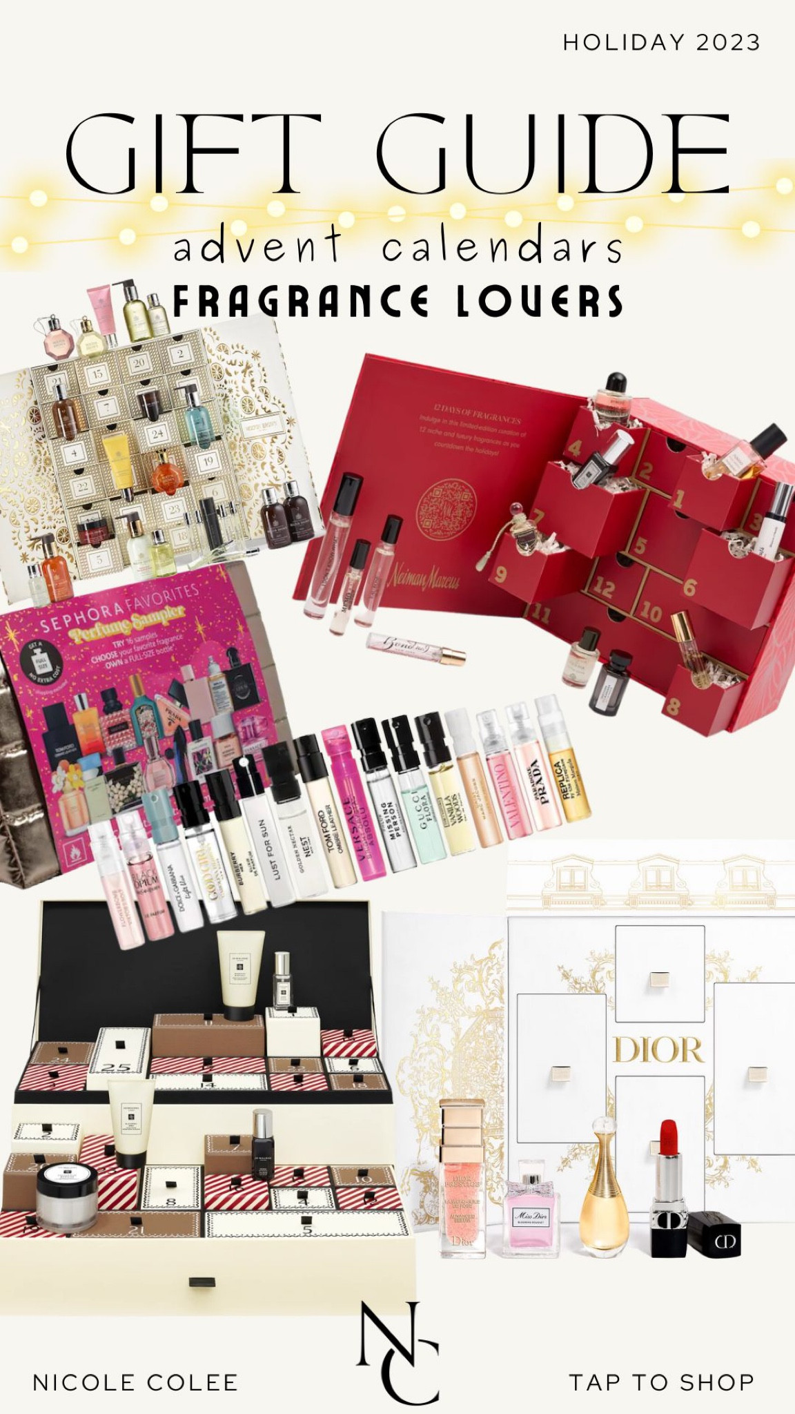 Rounded up the best Advent Calendars around for everyone on your list 🎄🎅🏽 Shop now and surprise your loved ones with a special pressie on Dec 1 🎁

🛍️Link to shop in bio 🫶🏼

Advent calendar, holiday, Christmas, gift giving, And Christmas gift, present, gift guides, Nicole Colee, gift, ideas, coffee, tea, candy, perfume, makeup, popcorn, jerky, puzzles, chocolate, fragrance, candles 

#adventcalendar #giftguide #giftideas #christmas #presents #holiday #nicolecolee



#LTKGiftGuide #LTKHoliday #LTKSeasonal