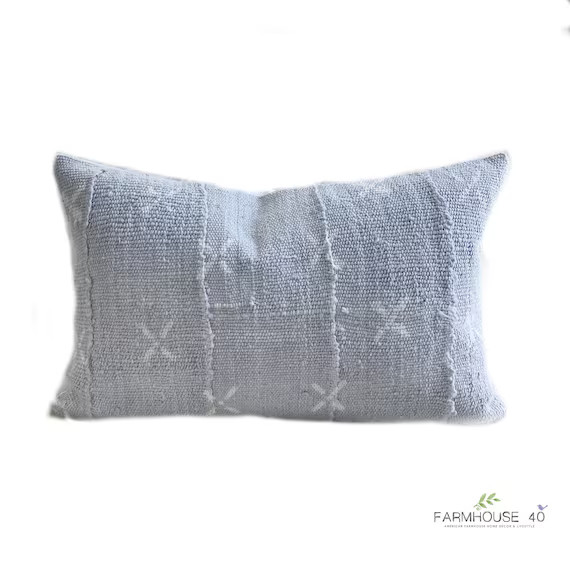 THE XAVIER // Authentic African Mudcloth Lumbar Pillow Cover - Etsy | Etsy (US)