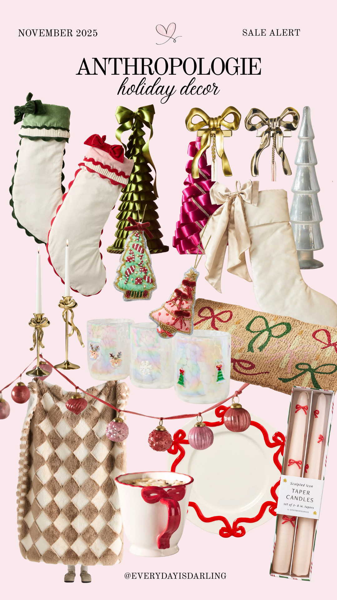 The cutest bow holiday decor at Anthropologie right now!  

 #LTKGiftGuide #LTKHoliday #LTKHome