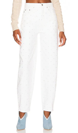 Easton High Rise Balloon Leg in Castle Embellish | Revolve Clothing (Global)