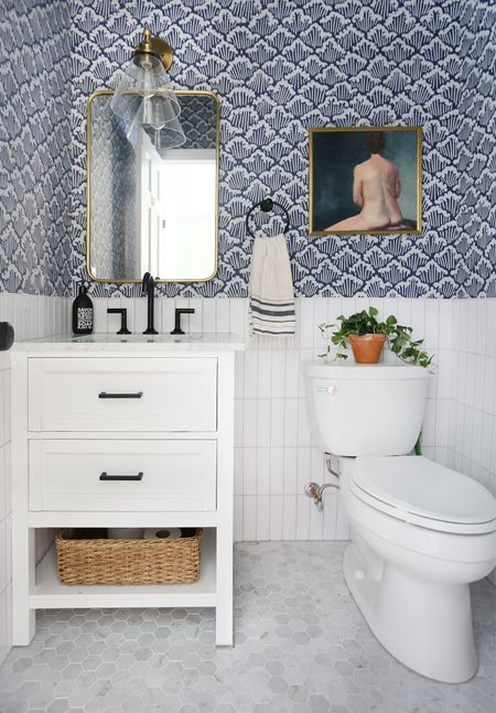Shout out powder rooms!!

One of the best things about a powder room is that there isn’t moisture build up from a shower or a bath so you can have more fun with decor! We used this fabulous wallpaper in our powder room a few years ago and it’s still going strong!


#LTKhome