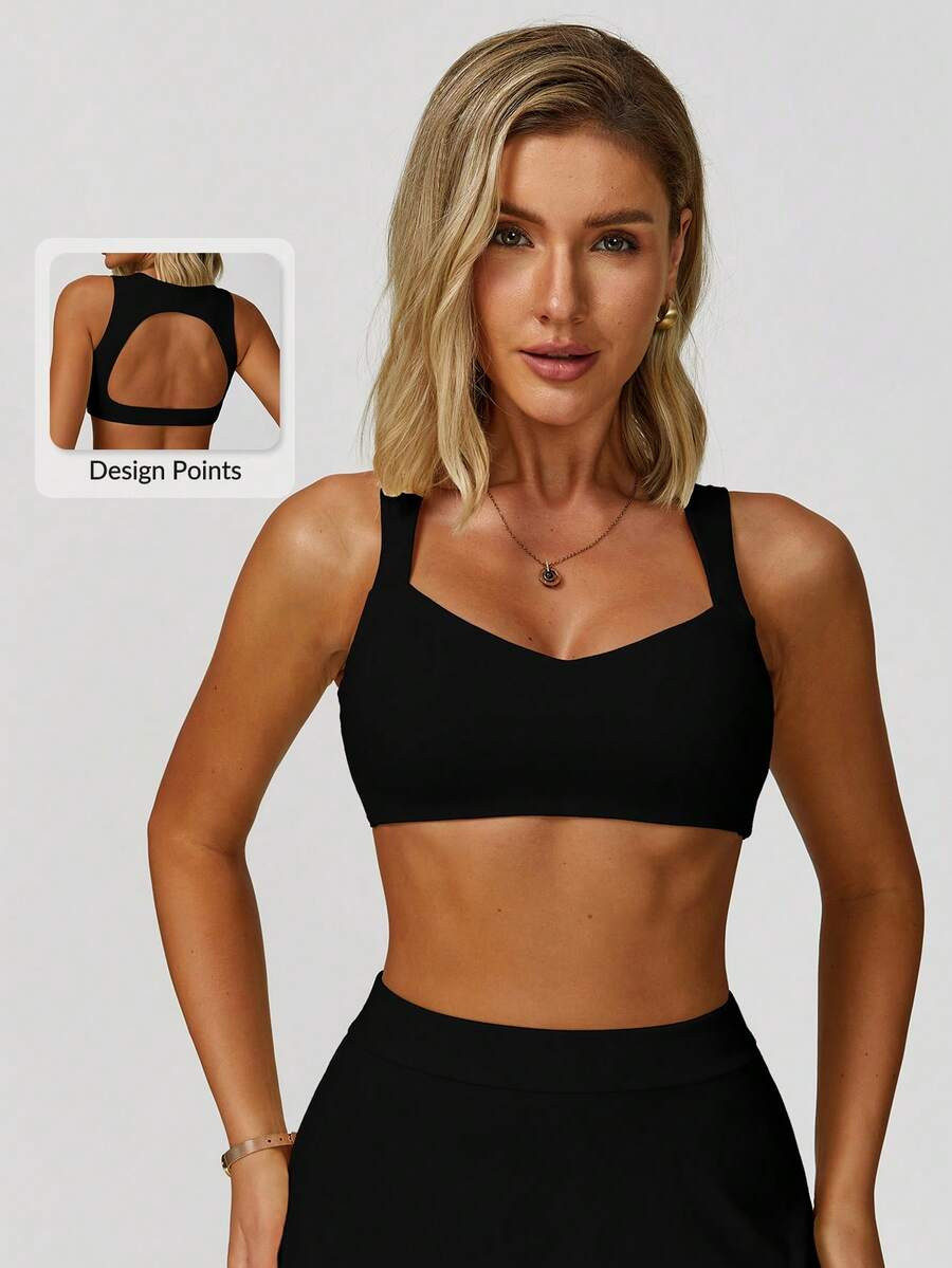 MASKERT Camiseta sin mangas para mujer, chaleco deportivo, conjunto de yoga, camiseta de fitness ajustada para correr, camiseta de fitness de alta elasticidad, cómoda y amigable con la piel | SHEIN