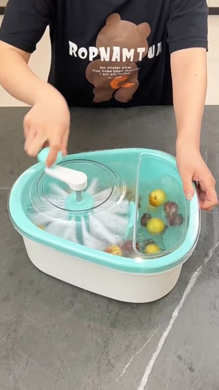 🍏🥦 Tired of wondering if your fruits and veggies are truly clean? Say hello to your kitchen's new best friend! This fruit and veggie washer uses brushes, scrubbers, and clean water to remove chemicals, impurities, and more. Leaving your food healthy and ready to eat! 🌟
Grab Yours Here: https://amzn.to/3WL4QoQ

🚿 No more worrying about residual pesticides or dirt lurking on your produce. With just a touch of baking soda for that extra sparkle, this washer ensures everything is squeaky clean before it hits your plate. 🌈

🍋 Plus, it's not just about cleanliness—it's about convenience too! Who knew washing your fruits and veggies could be so fun and easy? Say goodbye to endless rinsing under the faucet and hello to effortless freshness. 💧

🥕 So, if you're ready to step up your kitchen game and keep your family healthy, this must-have gadget is the way to go! Trust us, once you start using it, you'll wonder how you ever lived without it. Let's make clean eating a breeze together! 🌱 #healthylivingtips #kitchenessentials #fruitsandveggies #healthylifestyle #kitchenessentials #amazonkitchenfinds #founditonamazon #amazonfind #amazonfinds

#LTKGiftGuide #LTKHome #LTKVideo