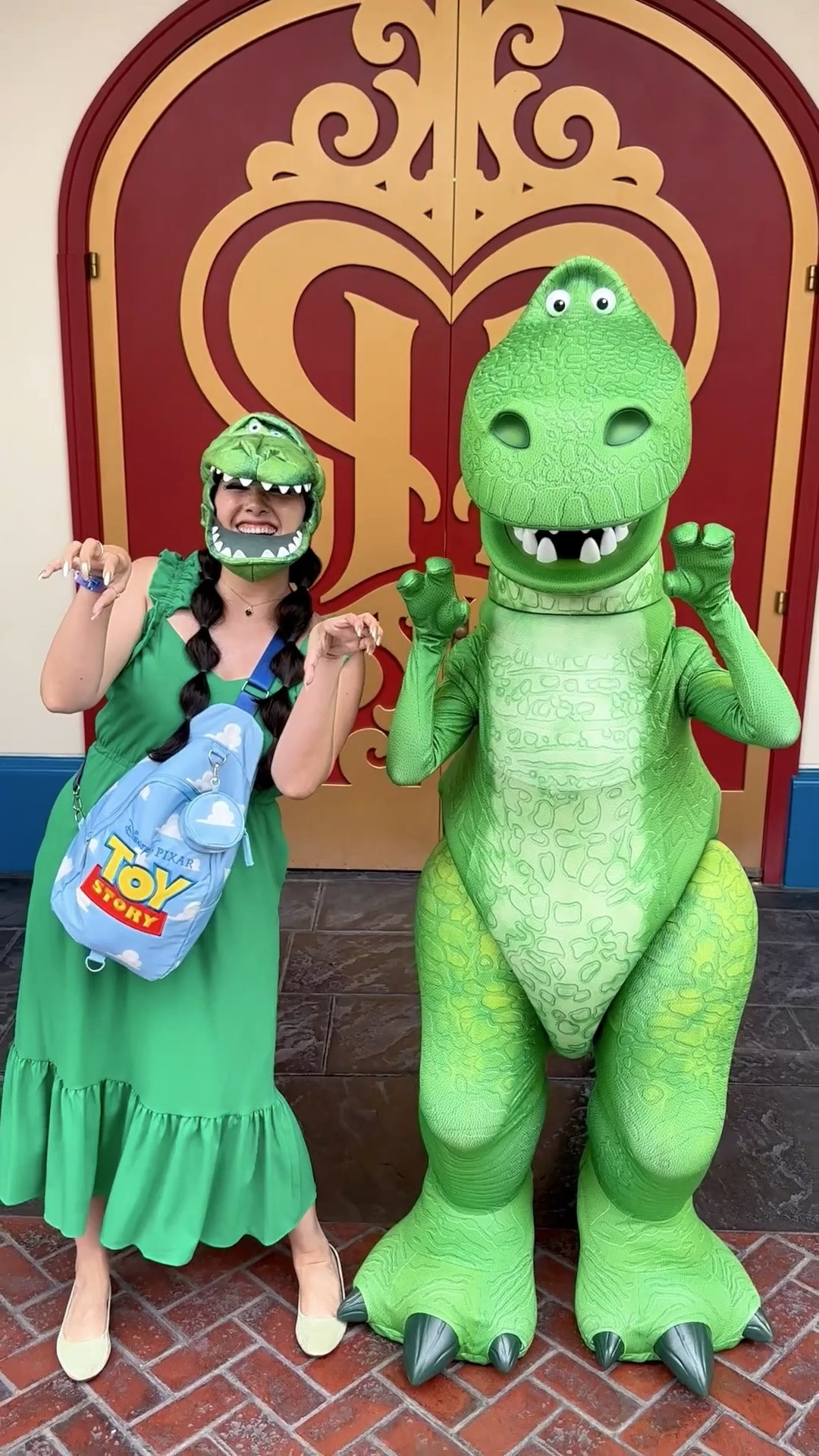 ✨When Spooky season meets Pixar style the result is magical! 👻✨ I turned myself into Rex from Toy Story with this green Disney Bound outfit for fun meet and greets at Disney California Adventure — and the reactions from Rex, Woody, and Buzz Lightyear were dino-mite 💚💥🤭

This green dress + character hat combo is easy, comfortable, and totally Pixar-perfect for Disney park days, Halloween parties, or costume fun. 🦖✨ Especially for summerween 😅

Follow me for more Disney Halloween fashion inspo + shop my full look & other favorite finds here!
 Disney Halloween Outfits, Pixar Halloween Outfits, Toy Story Outfit, Toy Story Rex Outfit, Toy Story Costume, Toy Story Halloween, Toy Story Pixar, Pixar Halloween Costumes


#LTKParties #LTKSeasonal #LTKStyleTip